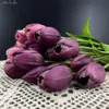 SunMade 5 Pcs/lot Luxury Tulip Bouquet Real Touch Artificial Flowers Home Wedding Decoration Bridal Hand Bouquet High-end Tulips HKD230825 HKD230825