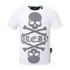 Plein Bear t Shirt Mens Designer Magliette Abbigliamento di marca Strass Pp Teschi T-shirt da uomo Girocollo Ss Teschio Hip Hop Tshirt Top Tees 16624