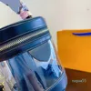 Frauen Taschen Mode Eimer Klare Handtasche Designer Transparent Crossbag Casual Kette Taschen Geldbörsen Geldbörsen Kupplung Schulter Dame