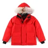 Kinder Designer Jacke Kleinkind Winterjacken Baby Parka Mantel Junge Mädchen Stickerei Kanadische Gans Dicke warme Mäntel Tops Outwear