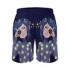 Men's Shorts Coraline Shining Stars Board Halloween Haunted Eyes Snapperspooky Cartoon Hawaii Beach Short Pants Design Trunks