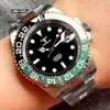 Wristwatches Tandorio NH35A 40mm Stainless Steel 20Bar Automatic Men's Dive Watch Sapphire Glass Black Dial Date Screw Crown 120-Click Bezel 230825