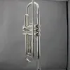 Tromba professionale in si bemolle argento di fascia alta, interamente in argento, realizzata con una sensazione confortevole e un suono di alta qualità. Strumento jazz a tromba