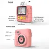 Camcorders Mini Instant Camera Filmcamera voor kinderen Camera Direct groot scherm Digitale zoombanden voor tieners Volwassenen Kerstopname 230824