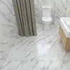 salle de bain d'autocollante en marbre moderne