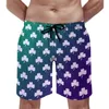 Men's Shorts Green Shamrock Board St Patricks Day Vintage Beach Short Pants Custom Sports Fitness Quick Dry Swimming Trunks Gift