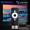 Remplacement de la télécommande vocale BT pour HAKO Pro Android TV Box Google et Netflix certifié Smart TV Box