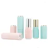 Storage Bottles 12.1mm Pink Empty Plastic Lipstick Cosmetic Packaging Container Elegant Green Lip Tubes Refillable Bottle 30pcs 50pcs