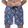 paisley pattern shorts