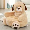 Oreiller dessin animé enfants paresseux canapé ours en peluche mignon enfant chaise Panda siège de voiture oreillers décor maison