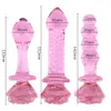 Dildos / Dongs BLACKWOLF Crystal Glass Dildos Masturbador Realista Dildo Penis Glass Beads Anal Butt Plug Sex Toys para Mulher Casais Vaginal 230825