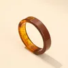 Bangle Charms Fashion Round Big Bangles For Women Vintage Jewelry Acrylic Resin Cuff Bracelets Girls Female Trendy Gifts