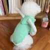 Ubrania psa pupy jesienne i zimowe uszy wełniane bluza z kapturem w małym kota ubrania dla zwierząt domowych