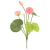 Decorative Flowers Simulation Lotus Adorn Fake Bouquet Table Centerpiece Artificial Flower For Decoration