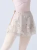 Stage nosza baletowa spódnica dorosła żeńska koronkowa sukienka treningowa tiulowe jednoczęściowy nauczyciel podwójny taniec