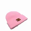 Designer Beanie Luxus Strickmütze in beliebter Winter Unisex Kaschmir Metall Buchstaben Casual Outdoor Bonnet Strickmützen 9 Farbe sehr schönes Geschenk