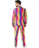 Trajes de hombre Blazers Slim Fit Moda 3 piezas Rainbow Glaze Premium Traje Abrigo Pantalones 230824