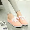 Orange Canvas Shoes Women 2021 Breattable Low Top Women's Shoe Student Small Shoes Female Learning Car Training