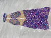 Scena zużycie błyszczące kurczowe kryształy fioletowe mini sukienki
