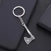 Keychains In 2023 Women Men Viking Key Chain Axe Shape Special Rope Knot Triskele And Nordic Totem Pattern Drop