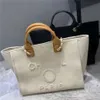 Borsa da spiaggia in tela a mano da donna di lusso Borse a mano Zaini grandi classici Capacità Confezioni a catena piccola Borsa a tracolla grande 3JA5 IINM 70% Designer Outlet Saldi