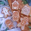 Baking Moulds 1PC Christmas Cookie Mould Reindeer/Snowball/Angel Stainless Steel Biscuit Cutter Mold For Navidad Party Supply DIY Tools