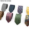 Cravatte 10 colori da uomo 7 cm cravatta in poliestere alla moda morbida retrò senso avanzato cravatta festa di nozze sposo cravatte accessori regalo 230824