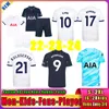 22 23 24 NOVITÀ Sourss Richarlison SON tifosi Giocatore Maglie da calcio casa lontano KULUSEVSKI DIER van de Ven Maddison Maglia da calcio kit per bambini uniforme Tati