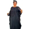 Sukienki swobodne 2023 African Sukienka ciężka Wiercenie Arabskie Dubai muzułmańskie tureckie Burqa abaya luźne odzież damska 8729#