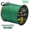 Ligne de tresse 8 brins 300M 327Yds 10220LB 00812mm PE Multifilament multicolore Super fort fil japonais pêche à la carpe 230825