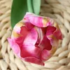 Dekorativa blommor 1/2st Artificial Flower 3D Silk Tulip Baroque 54 cm Style Real Touch Fake Plant för bröllopsdekoration Hem Garen Dekor