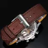 Orologi da polso Sugess Watch 1963 Cronografo Orologi da polso meccanici Seagull ST19 Movimento a collo di cigno Orologio da uomo pilota Vetro zaffiro Regalo V2 230824