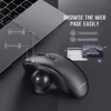 Mouse trackball ricaricabile SeenDa Bluetooth + mouse wireless dual mode 2.4G per PC Mac Computer portatile Tablet Gamer Mause Q230825