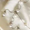 Ceintures de chaîne de taille pour femmes, accessoires de robe simples et doux, perles de styliste pour dames, chaînes fines décoratives à la mode, 230825