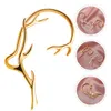 Boucles d'oreilles à dos Simple, branche, motif de brindille, forme de perle, accessoires de mode, cadeaux en cristal, décoration, piste Unique pour fille