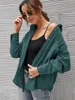 Blouses Femmes Femmes Casual Lâche Chemisier En Velours Côtelé À Manches Longues Col Rabattu Chemises Streetwear Mode Automne Cardigan Manteau