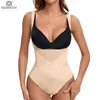 Taille Tummy Shaper Vrouwen String Body Volledige BodyShaper Naadloze Sexy Controle Shapewear MISS MOLY Mesh Afslankende Platte Buik Onderborst Corset 230825