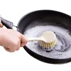 Mops Wheat straw kitchen long handle dishwashing brush Dishwashing does not hurt hands Household pot dishwash 230825