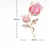 Men's Suits 005 Luxury Designer Pink Rose Brooch Fashion Corsage Ladies Pins Clothing Accessories Friends Backpack Hat Shirt Lapel Jewelry