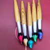 Ballpoint Pens Torch Pen Oil Painting Creative Profiling Design Rotating Office Accessories Spinning Unique School Stationery