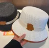 Chapeaux seau plats simples, chapeau de paille résistant au soleil, chapeaux de soleil de Style coréen pour femmes