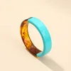 Bangle charms mode runda stora armband för kvinnor vintage smycken akryl harts manschett armband flickor kvinnliga trendiga gåvor
