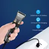 Electric Shavers Professional Hair Clipper Rechargeable Trimmer For Men Beard Kids Barber Cutting Machine Haircut LED Screen Waterproof 230825