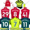 Rice Odegaard Soccer Jerseys 2023 2024 Havertz Saka Smith Row Martinelli G.Jesus Footbalt Roomts Kid Kit Версия Jorginho Gabriel White Zinchenko Jersey