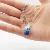 7 Color Creative Mini Soft Drink Keychain Ice Cream Drink Bubble Keyring Decompression Keychain Jewelry Gift ZZ