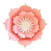 Dekorativa blommor 2023 DIY Papper 20cm Rose 4 Bröllopsfestdekorationer Bakgrundsgardrops DECO Baby Nursery Fashion Show Wall Art Decor