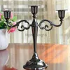 Antique Retro Candle Holders 3/5-Arm Metal Candlesticks Romantic Retro Dinner Table Wedding Home Decor Candle Holder Decoration HKD230825