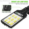 1 ~ 8 Pack Solar Street Lights Outdoor 108 COB LED Słoneczna Lampa Słoneczna z 3 tryb oświetlenia Czujnik Motion Bezpieczeń