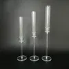 1set Holders Acrylic Candlestick Centerpieces Road Lead Candelabra Centerpieces Wedding porps Christmas deco HKD230825