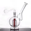 Gros 6 bras arbre Perc verre Bongs coloré eau barboteur dab rig bong avec 14mm mâle brûleur à mazout bol Ashcatcher narguilé